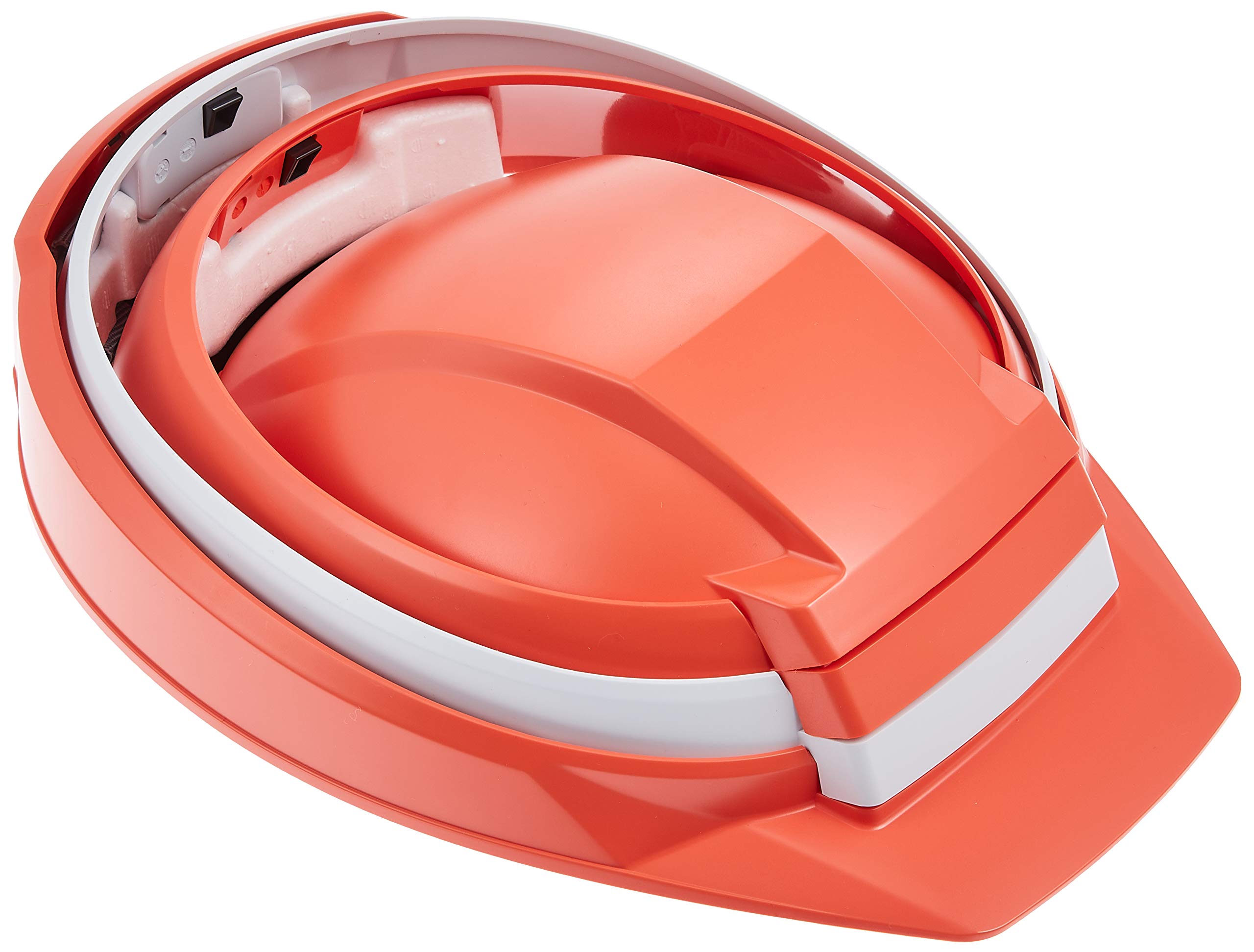 Amazon | IZANO 防災用 たためる ヘルメット オレンジ/ホワイトライン